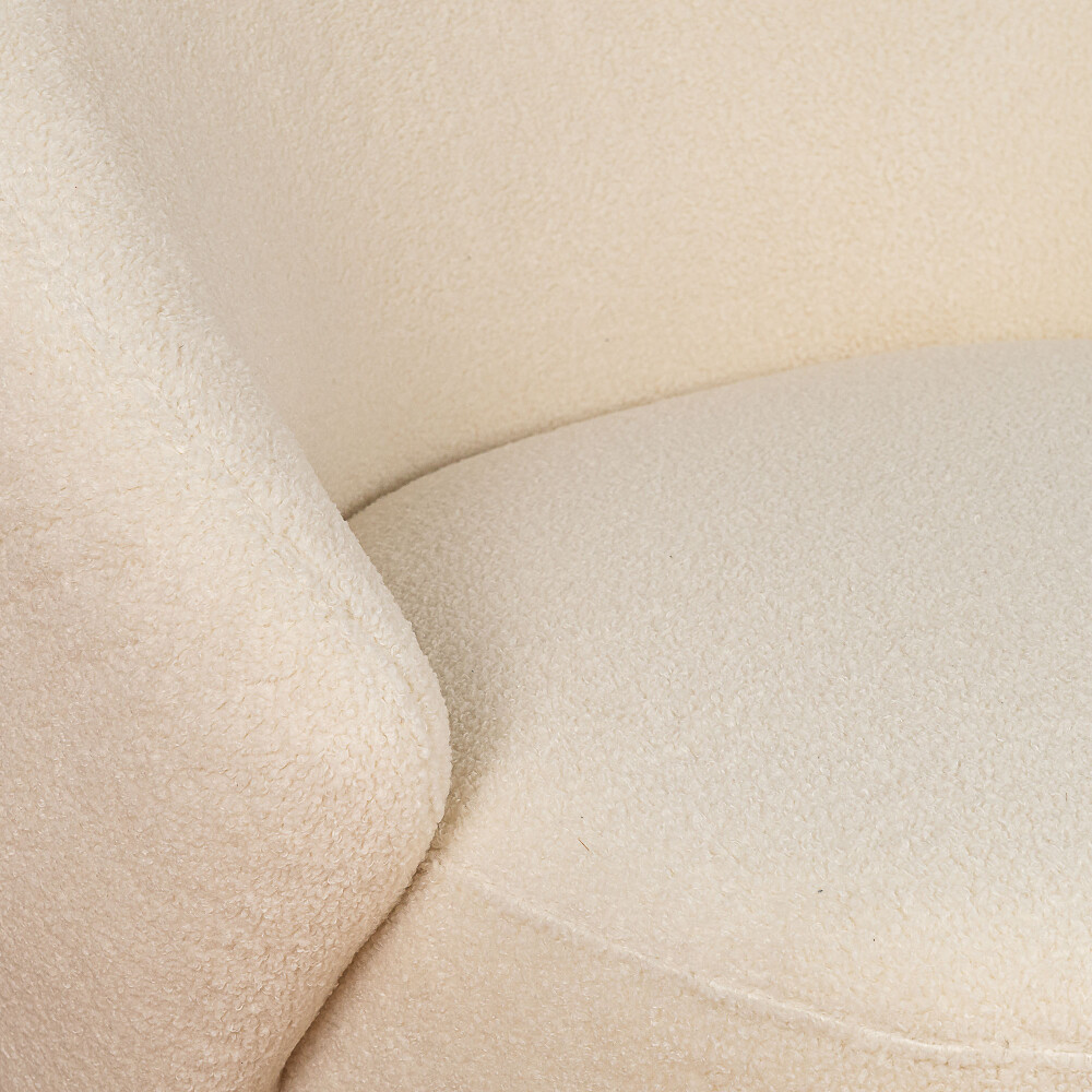 BUTACA 1 CUERPO TELA BLANCO CHLÓE OFFWHITE