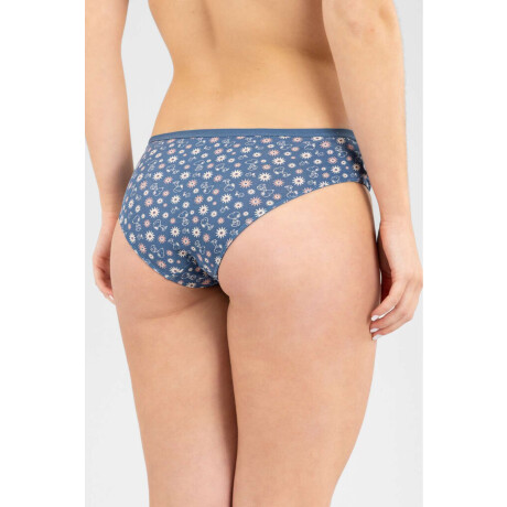 Bikini snoopy flower Azul