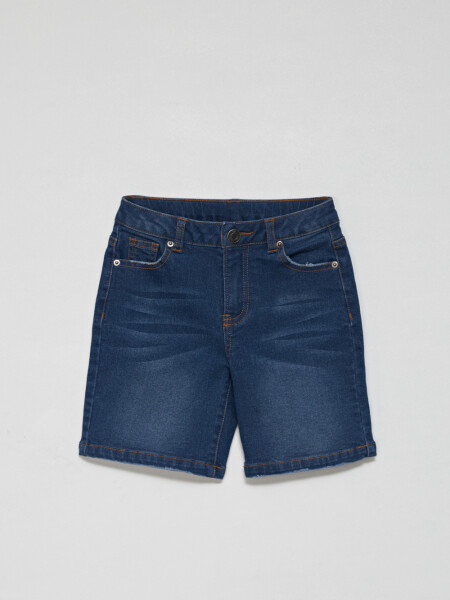 Bermuda de jean Azul Oscuro