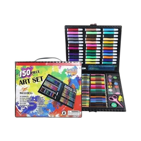 Set Maleta Escolar de Arte 150 Piezas 001