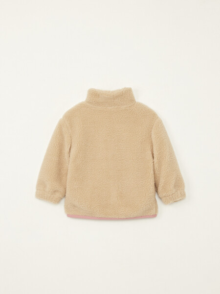 Campera sherpa Tostado