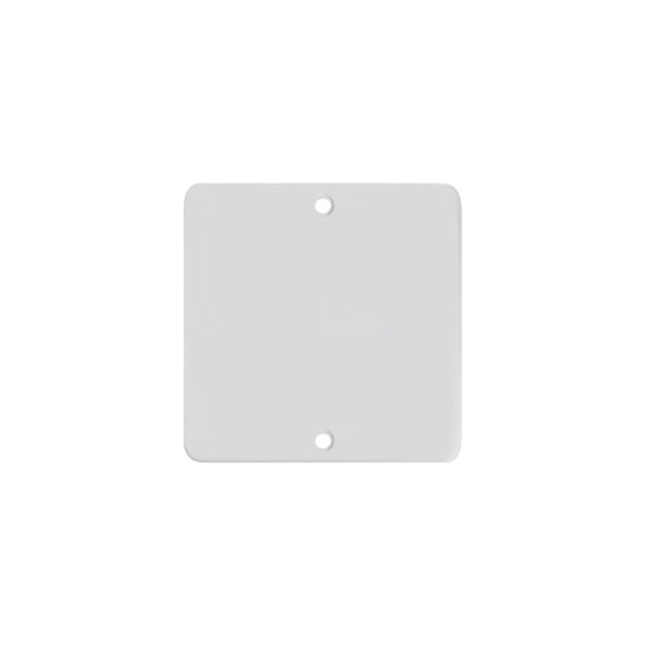 Tapa ciega 76x76mm blanca para caja Mini Reggio M30926