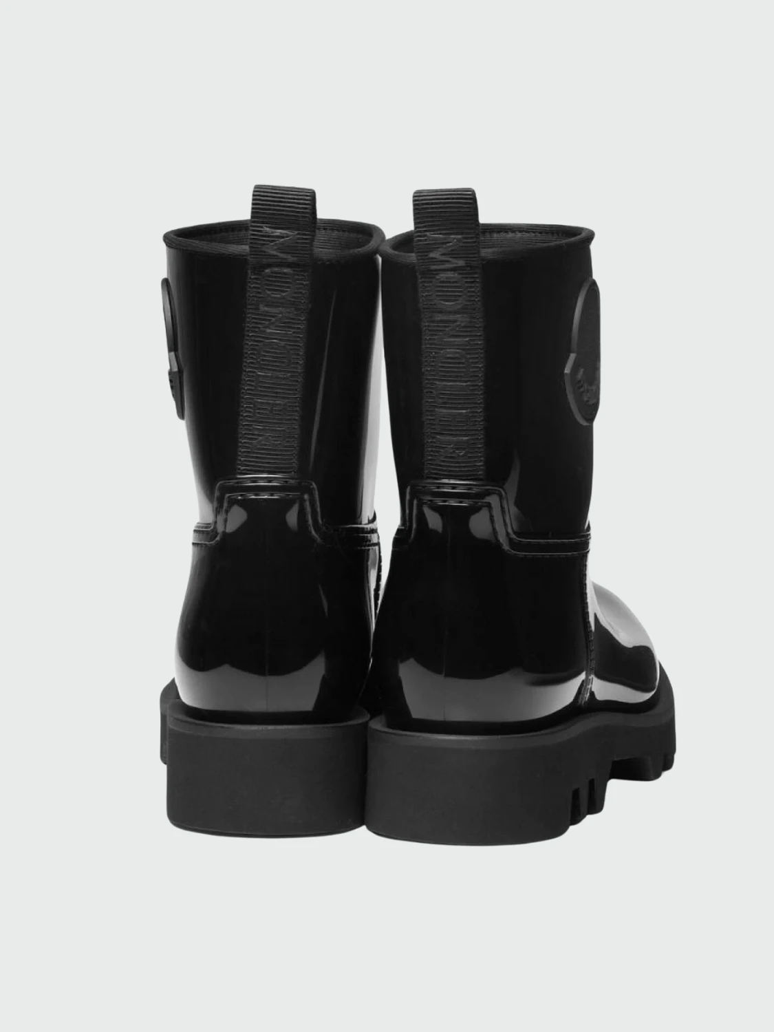 Moncler -Botas de lluvia antideslizantes, Ginette Negro