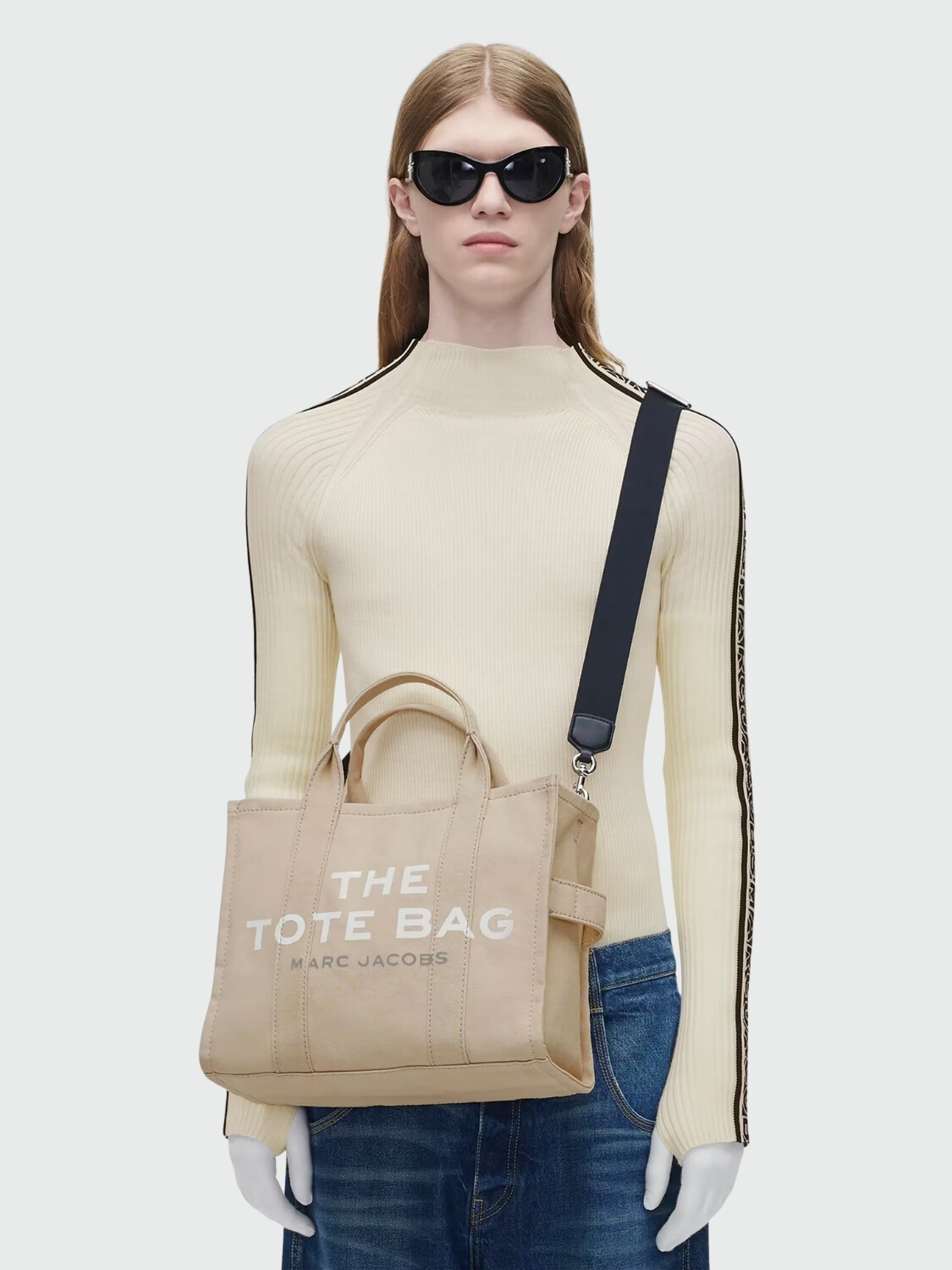 MARC JACOBS - THE MEDIUM TOTE Beige