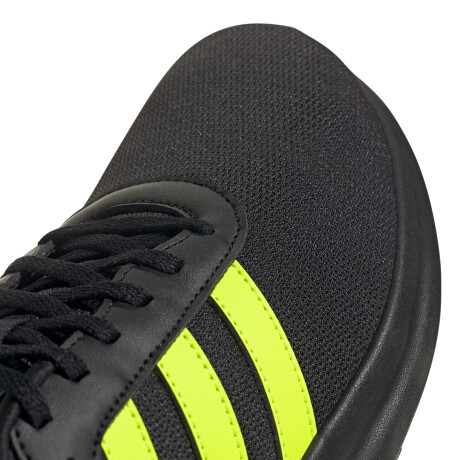 Championes de Hombre Adidas Lite Racer 4.0 Negro - Amarillo Limon