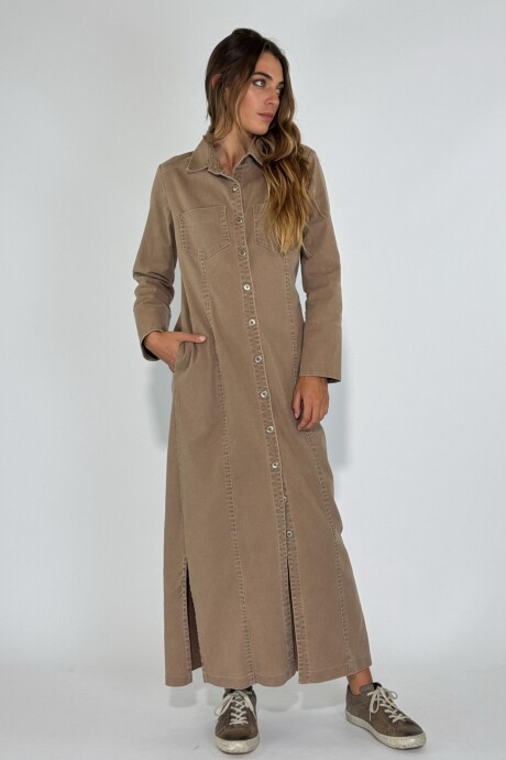VESTIDO MANA Tostado