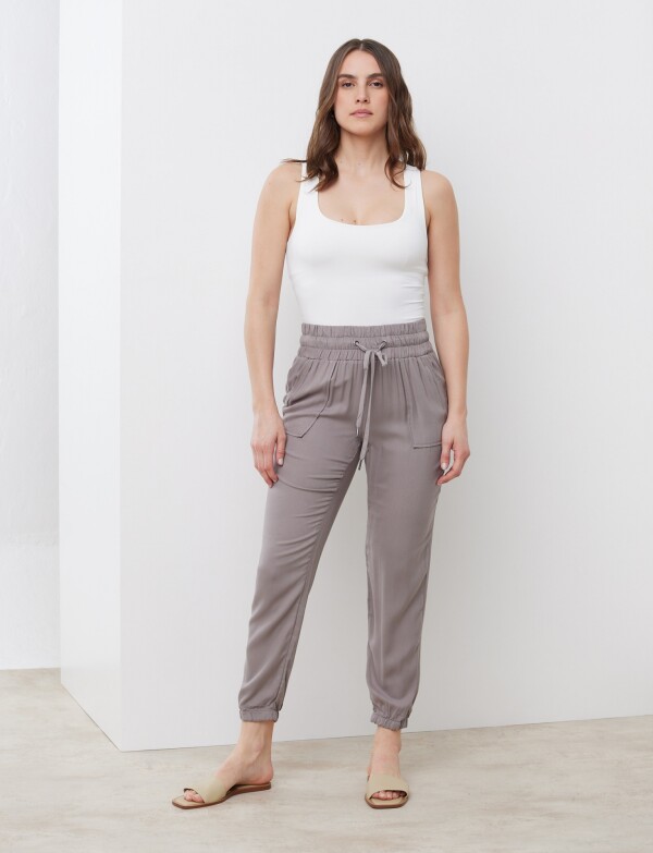 Pantalon Jogger GRIS OSCURO