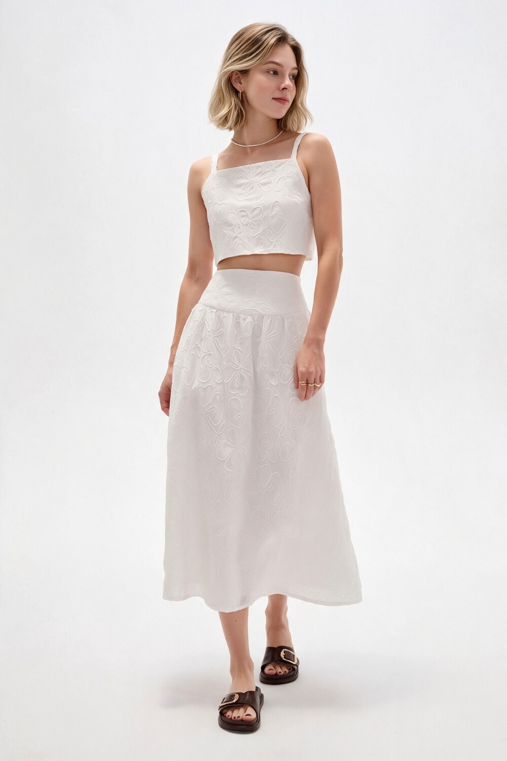Falda Naroa Blanco