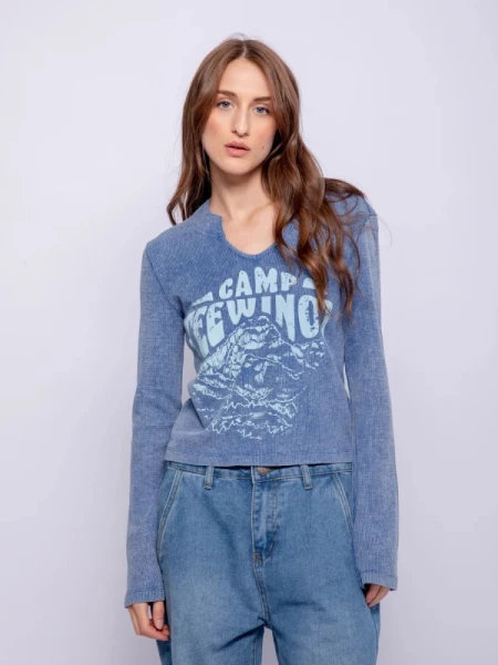 T-SHIRT P.CAKE CAMP AZUL
