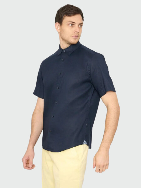Hugo Boss - Camisa manga corta slim fit, S-LIAM 0