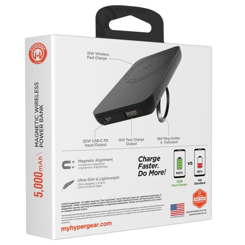 Cargador Portatil Hypergear 20W 5000mah 15693 Cargador Portatil Hypergear 20W 5000mah 15693