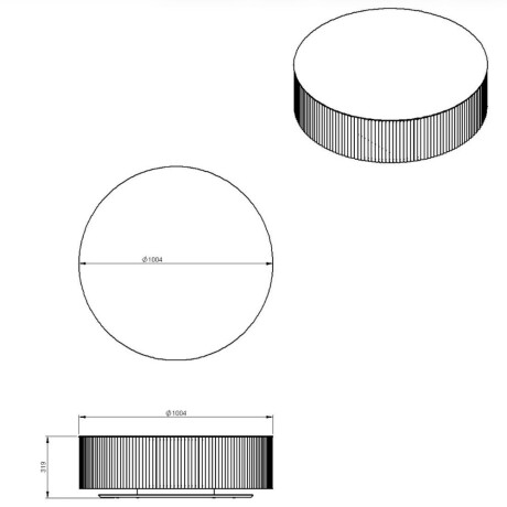 Conjunto de mesas de living Line Conjunto de mesas de living Line