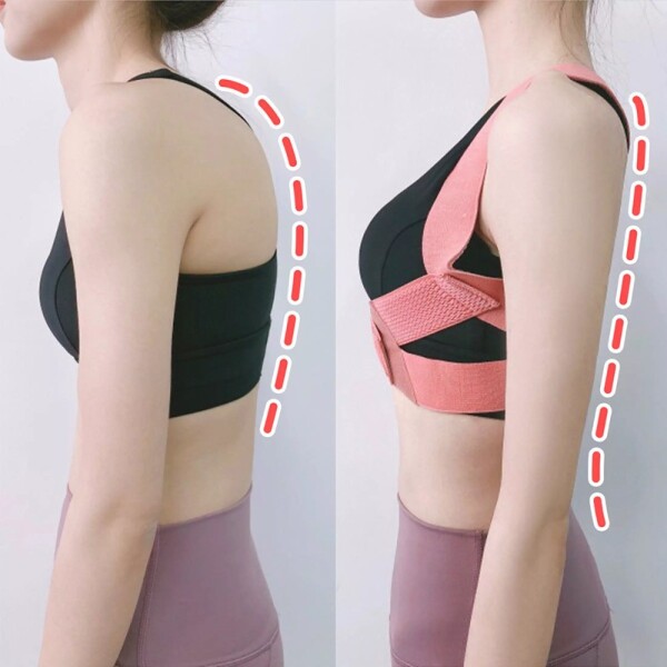 Corrector De Postura Y Lumbar Ortopédica Espalda Trabajo Variante Talla M