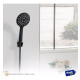 Monocomando Para Ducha Mezcladora Griferia Para Baño Negro Monocomando Para Ducha Mezcladora Griferia Para Baño Negro