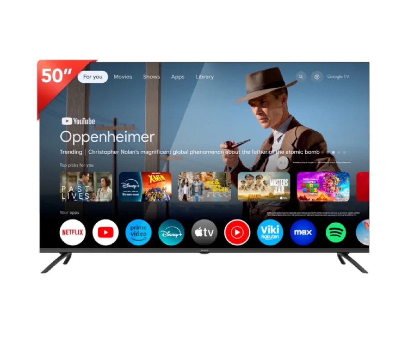 Tv Smart Aiwa 50" Google Tv 