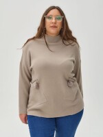 Buzo Pompón Beige
