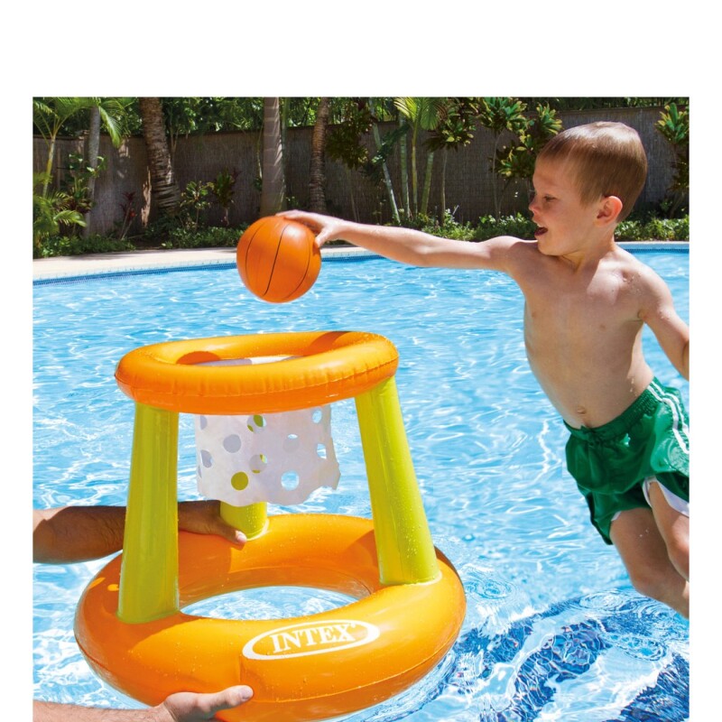 INTEX ARO DE BASKETBALL INFLABLE & FLOTANTE PARA PISCINA 67 X 55 CMS Intex Aro De Basketball Inflable & Flotante Para Piscina 67 X 55 Cms
