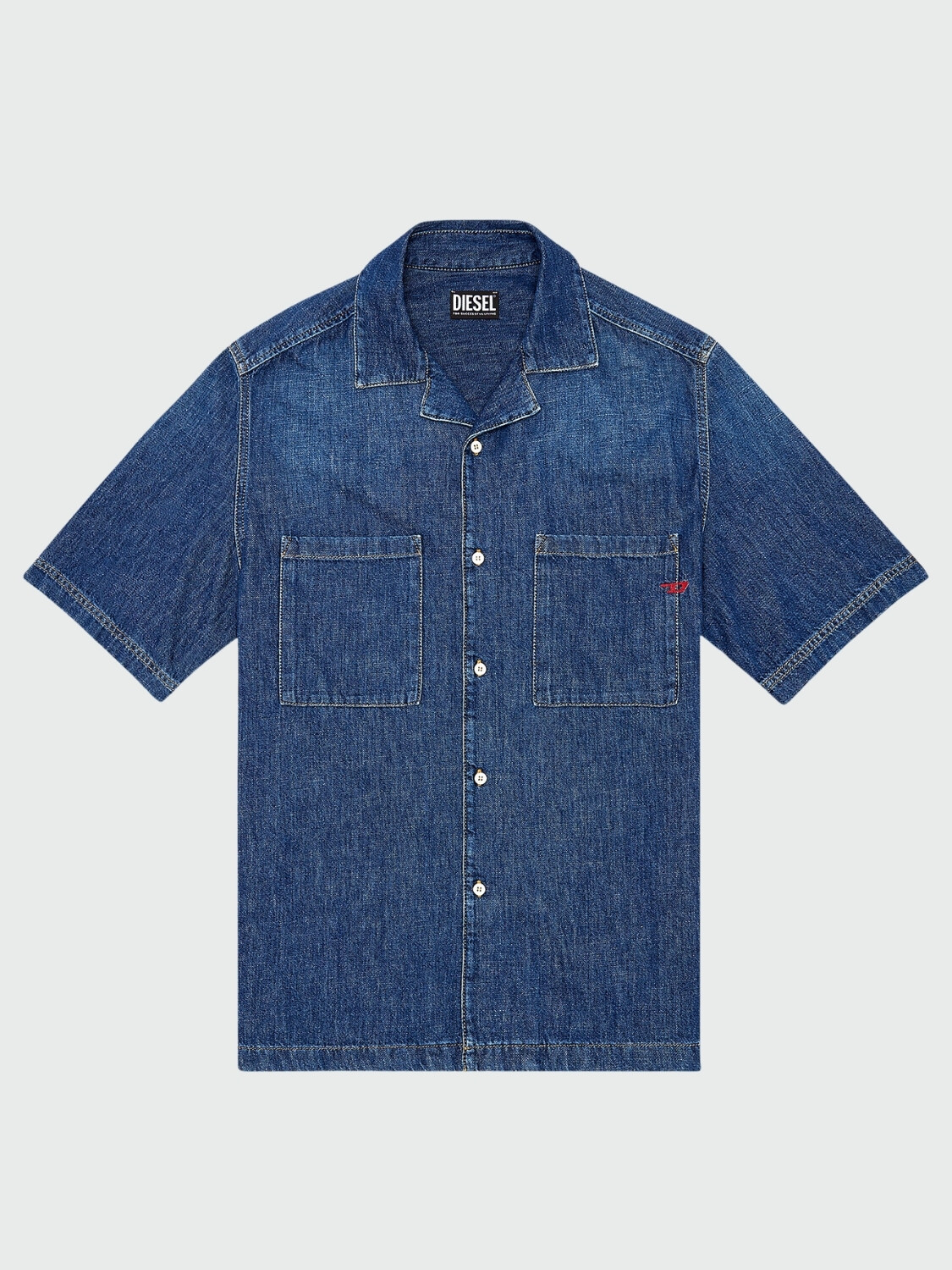 DIESEL - Camisa D-Paroshort Blanco