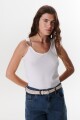 MUSCULOSA METAL BLANCO