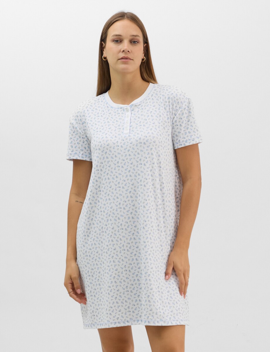 Camisón Comfy - Blanco/multi 