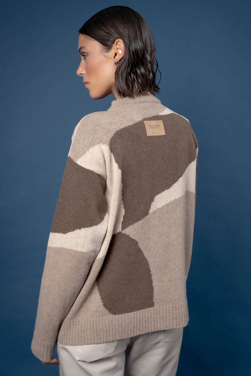 Buzo sierra Chocolate combinado