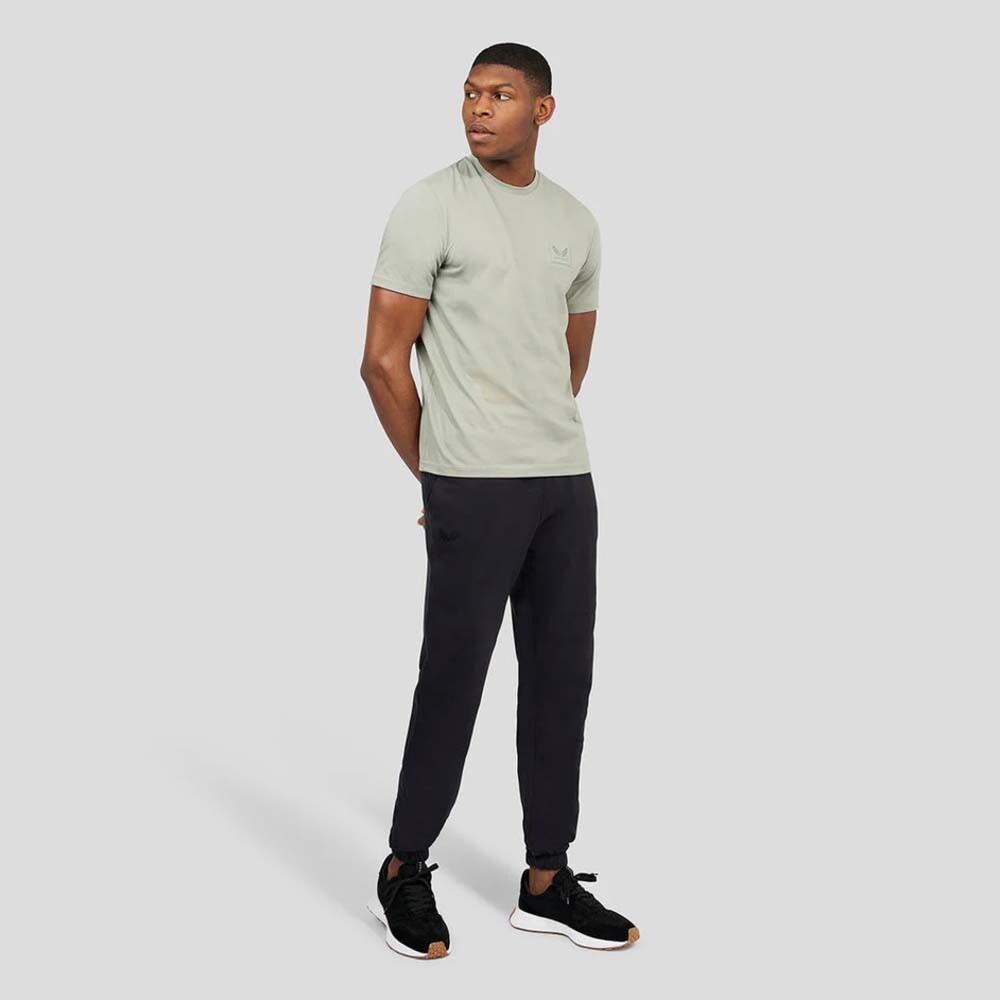 Embroidered Logo Joggers - Hombre Black