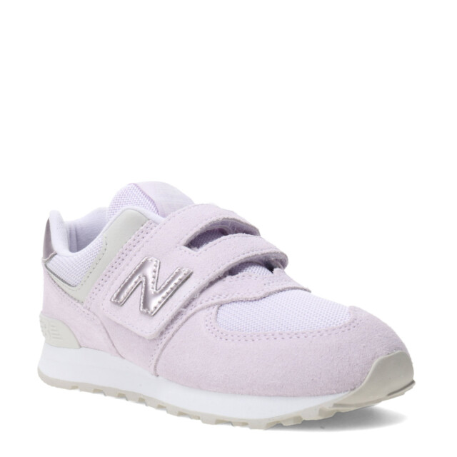 Championes de Niños New Balance 574 Lila - Plata