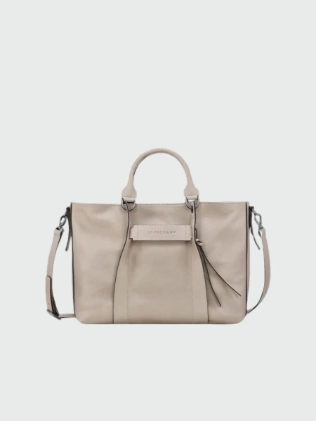 Longchamp -Cartera de cuero con correa extraible, 3D 0