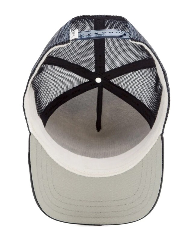 Gorra Goorin Bros Trucker Baseball - Lone Wolf Cuero Azul Gorra Goorin Bros Trucker Baseball - Lone Wolf Cuero Azul