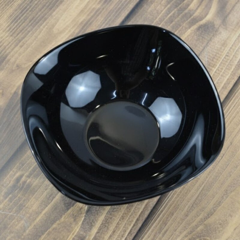 Set x6 Bowl semi cuadrado 480ml NEGRO