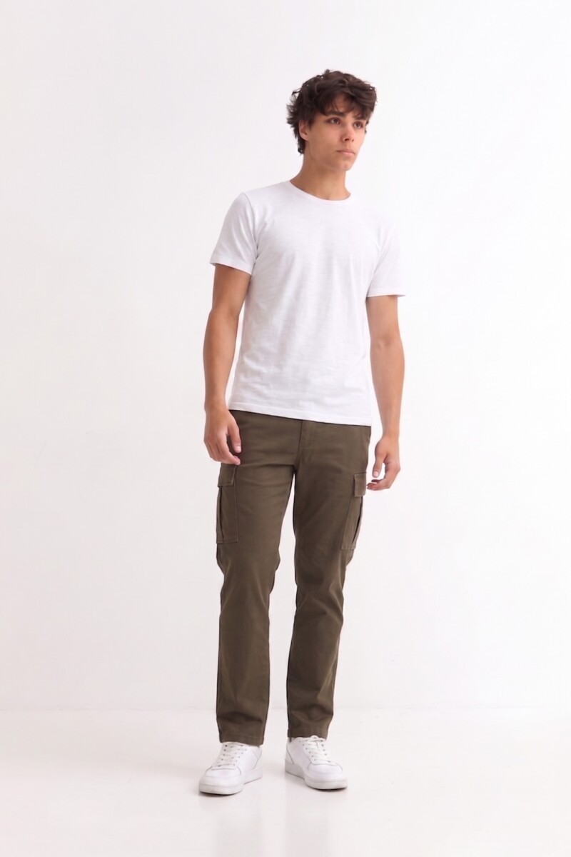 Remera básica manga corta BLANCO