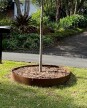 Fleje separador para árbol 15cm x D: 75cm - Hierro 2mm