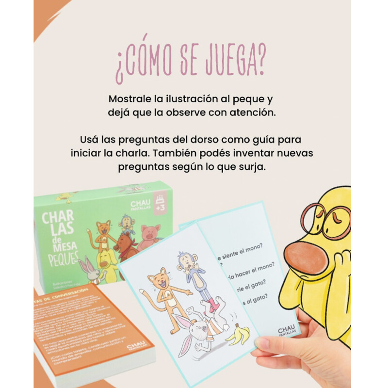 Charlas de Mesa Chau Peques Pantallas Charlas de Mesa Chau Peques Pantallas