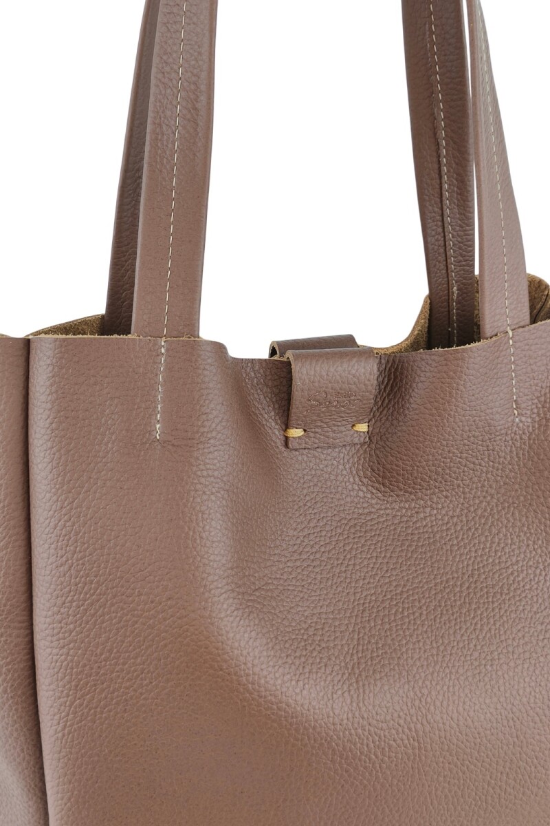 Tote Bag de cuero Marrón