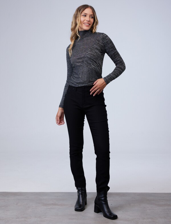 Pantalon Corte Jean NEGRO