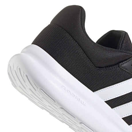 Championes de Hombre Adidas Lite Racer 4.0 Negro - Blanco