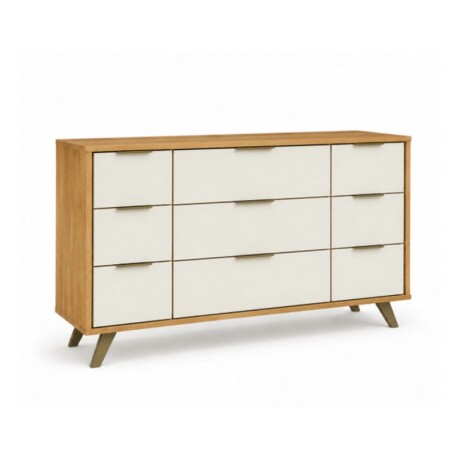 COMODA EUROPA 9 CAJONES 1,36 X 1,00 X 45 MIEL OFF WHITE COMODA EUROPA 9 CAJONES 1,36 X 1,00 X 45 MIEL OFF WHITE