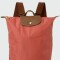 LONGCHAMP - LE PLIAGE ORIGINAL, MOCHILA M Rojo