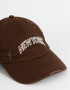 Caps Denim Gorra Bordada New York - Marron Medio