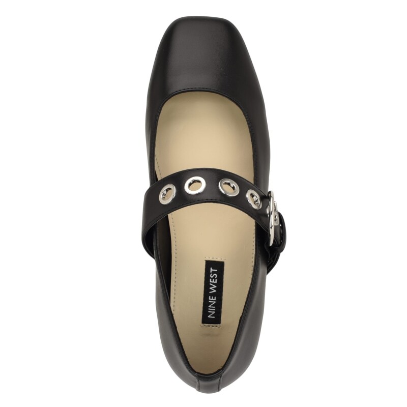 Flats Kebba3 Black 02 Leather