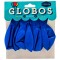 Globos X10 Tamaño R12 Azul