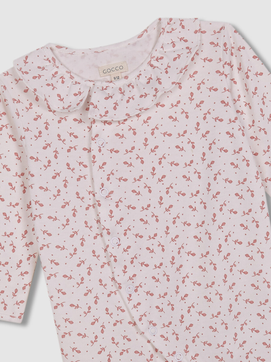 Pijama Estampado Florecitas Rosa
