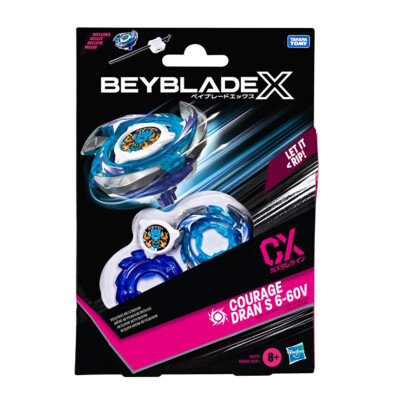 Beyblade X Xtreme Trompo + Lanzador hASBRO CX Courage Dran S 6-60V