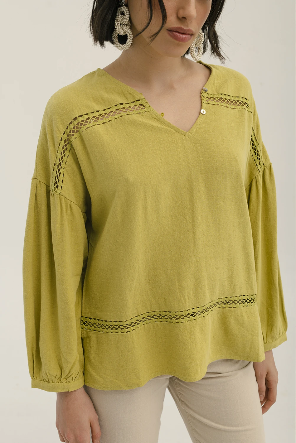 BLUSA MARTINA verde oliva 1