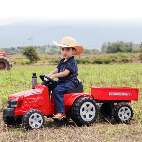 Tractor Infantil Biemme Massey Ferguson Carro y Pedales 001