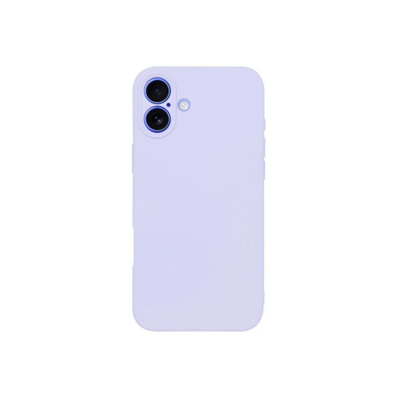Protector iPhone 16 engomado color lila Protector Iphone 16 Engomado Color Lila