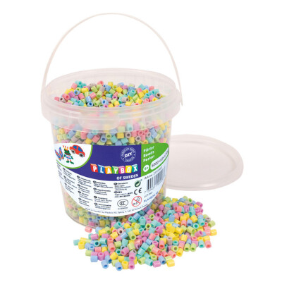 Cuentas para planchar pastel 5.000 piezas Hama beads Playbox Cuentas para planchar pastel 5.000 piezas Hama beads Playbox