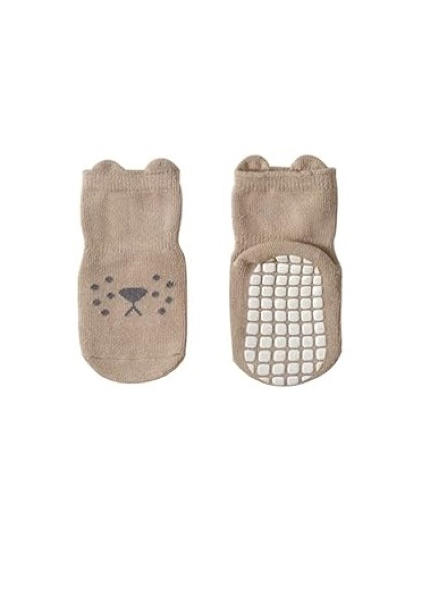 Set Medias Anti deslizante BAMBA - Beige 
