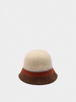 Sombrero Bucket De Lana azul
