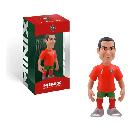 Figura Minix Cristiano Ronaldo Portugal Fútbol Coleccionable Figura Minix Cristiano Ronaldo Portugal Fútbol Coleccionable